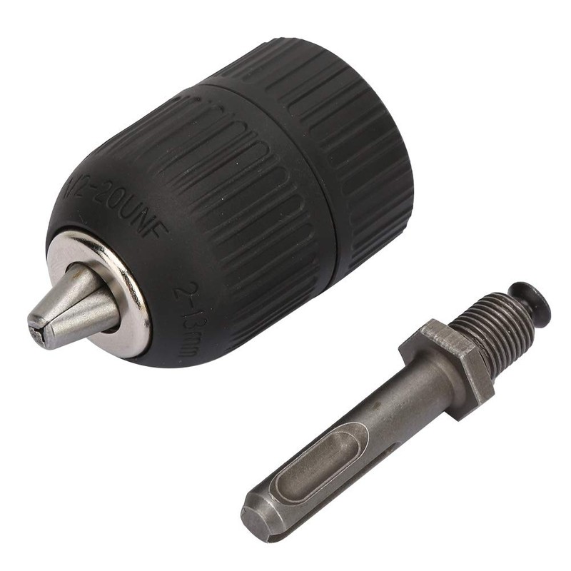 SDS Keyless Drill Chuck, 2.0-13mm 1/2-20UNF Professional Heavy Duty Keyless
