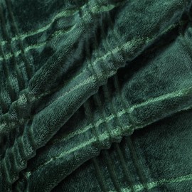 COOVA Oversized King Fleece Blanket 120x120 inches, Soft Cozy Warm Giant Extra Large 10'x10' Blanket for Bed, Sofa, Couch,Travel, Camping, California Huge Big Throw Blanket, Checkered Forest Green