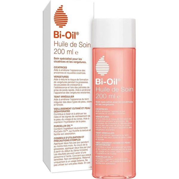 Bi-Oil Skin Care Oil – Specialised Care for Stretch Marks, Scars, Dry Skin and Irregular Skin Complexion – 1 x 200 ml