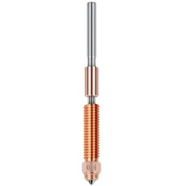 0,4mm Düsen für Creality Ender 3, K1C Quick-Swap Nozzle Hartstahl Teile Zubehör, 3d Drucker Düse Chrom Zirkonium Kupfer Anwendbar auf Druckspezifikationen mit Durchmesser