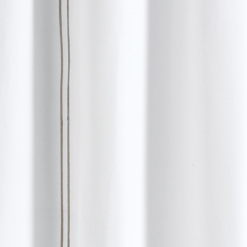 Lush Decor Hotel Collection Shower Curtain, 72" x 72", White