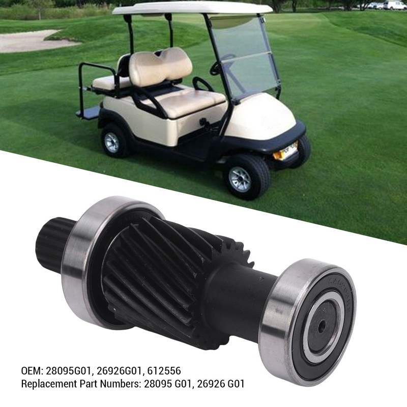 Luocute Golfs Cart Input Gear Shaft Kit for EZGO TXT
