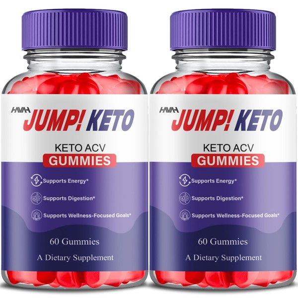 (2 Pack) Jump Keto Gummies Jumpp Advanced Keto ACV Gummy