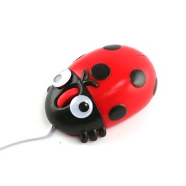 Cosa Nova Ladybug Computer Mouse with Bobble Eyes and Mood Light