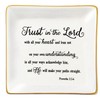 JoycuFF Religious Gifts Inspirational Christine Trinket Dish Tray Motivational Gifts