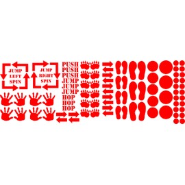 Sensory Wall & Floor Hallway Set for Schools Art Decor Floor peel and stick Decal Sticker