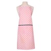 Dexam - Polka Dot Adult Kitchen Apron, Blush Pink, 100%