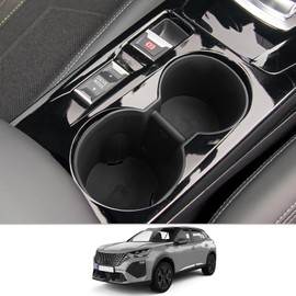CDEFG Compatible with Peugeot 208 e-208 / Peugeot 2008 e-2008 2020-2023 2024 Centre Console Drink Holder Car Cup Holder Water Cup Holder Bottle Holder E208 E2008 Restyling Accessories