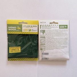 Iron-On Patch Twill Green – Iron-On Patch, Iron-On Patch, Appliqués, Patches, for Iron-on, Size: 10.0 x 20.0 cm