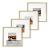 HAUS AND HUES 10x10 Gold Metal Picture Frames Matted to