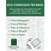 TeeLux Black Tea Bags, Premium Smoked Lapsang Souchong Tea, Caffeinated,