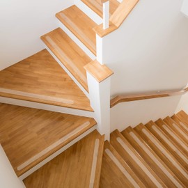 Relaxdays Anti Rutsch Streifen, 17er Set, 60 cm lang, Kunststoff, für Dusche, Treppe, Anti-Rutsch-Sticker, transparent