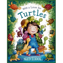 Just a girl who loves Turtles Sketch book: with blank paper for Sea turtle Lovers | Perfect notebook gift idea for teen girls ... for Drawing, Doodling or Sketching