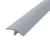 Outwater Plastic T-molding 1-1/4 Inch Silver Flexible Polyethylene Center Barb