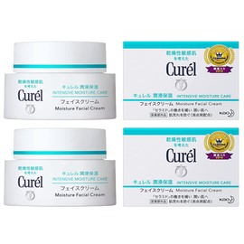 Kao Curel Moisturizing Face Cream, 1.4 oz (40 g) x 5 Piece Set