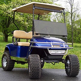 E-Z-GO TXT (1994.5-2013) Tinted Fold Down Golf Cart Windshield