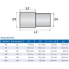Doubleyou Geovlies & Baustoffe Drainage Reducing Sleeve for Drainage Pipes