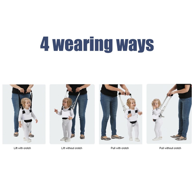Toddler Walking Harness Assistant Breathable Handheld Walk Learning Helper for