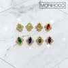 Moriroko Boat Gold Stone 2P Nail Parts DIY Point Nails / 모리로코 보트 골드 스톤 2P 네일파츠 셀프네일 포인트네일