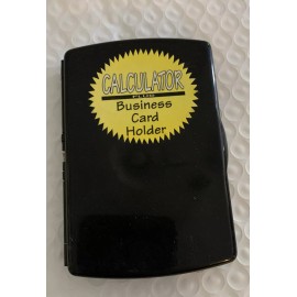 Unbranded Calculator Plus Business Card Holder