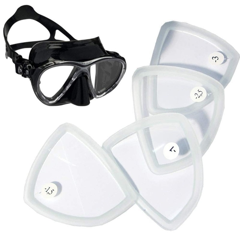 Cressi Negative optische Linse für Taucherbrille Big Eyes Evo Maske