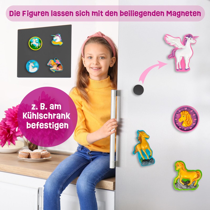 Smowo® Casting and Painting Horses and Unicorns Yourself - Girls