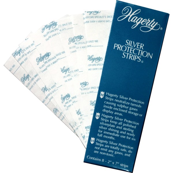 Hagerty No Scent Silver Protection Strips 8 pk Cloth