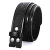JASGOOD Western Leather Belt Strap for Men without Buckle Floral