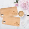Spruchreif Set of 2 breakfast boards with engraving "Oma" and