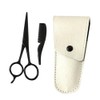 3pcs Set Mustache Trimming Scissors Beard Mustache Scissors