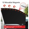 Car Side Window Sun Shades, 4 PCS Window Sunshades Privacy