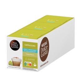 NESCAFE Dolce Gusto Skinny Cappuccino, Pack of 3 (Total 48 Capsules, 24 Servings)
