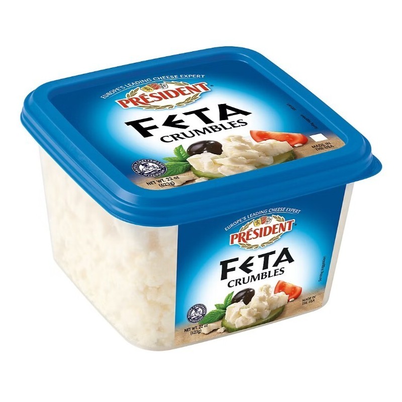 President Feta Crumbles, 22 oz.