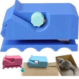 Cardboard Cutter for Cat Scratcher, DIY Tool for Custom Cat Cardboard Scratchers, Blue Cutter with Blade, Compact Design for Home Use