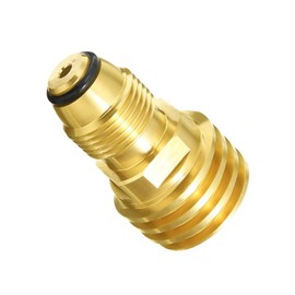 NICOLEKAY Propane Tank Adapter Converts POL LP Tank Service Valve to QCC1/Type1 Hose or Regualtor - Solid Brass Old to New.