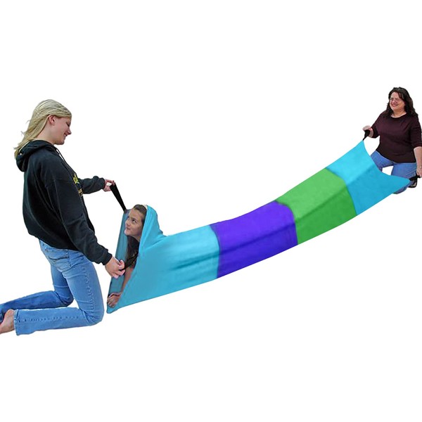 Sensory Tunnel, Lycra Compression Tunnel Tent, Body Sock Tunnel, Play Tube Deep Sensory Integration Rope Tunnel 12FT