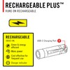 Coast KL35R 600 Lumen Rechargeable LED Pocket Flashlight with RED