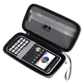 Hard Travel Case Replacement for CASIO PRIZM FX-CG50/CASIO FX-9750GIII/Texas Instruments TI-34/Texas Instruments BA II,Color Graphing Calculator - Tourmate，Case Only (Black + Gray, Basic)