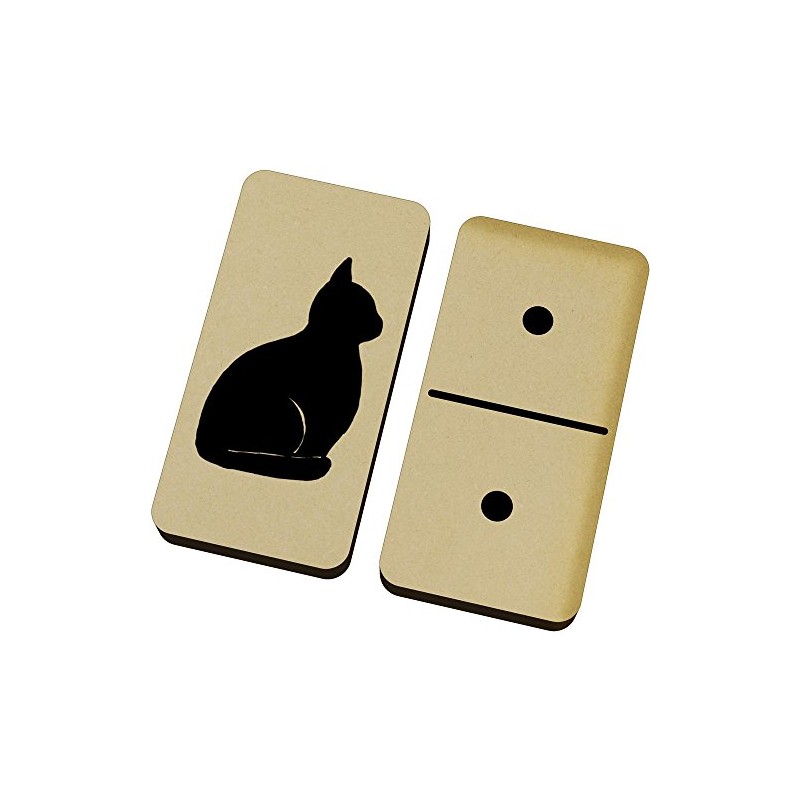 Azeeda 'Cat' Domino Set & Box (DM00002904)