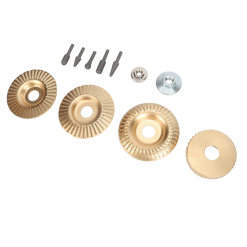 Wood Carving Disc Rotary File Set Angle Grinder Grinding Shaping