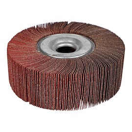 BHA Unmounted Flap Wheel for Bench Grinder, 6" x 2" x 1" (80 Grit)