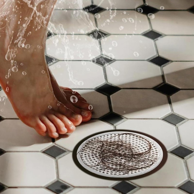 Shower Drain Hair Catcher | Shower Stall Hair Strainer Protector