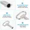 PATIKIL 6mm/0.24" Hole Socket Spanner Key, 12 Pack Zinc Alloy