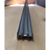 3/8in Flat H Zinc Came: 3ft x 4 Pieces by Binari Glass Studio (3ftx4)