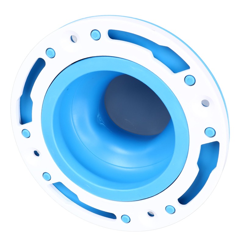 Toilet Flange Repair Kit Blue Durable Silicone ABS Easy Installation