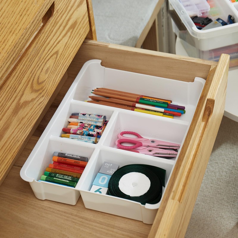 MACOPRO 17 QT Plastic Storage Box with Removable Tray Craft