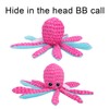 Pet Corduroy Octopus Vocal Toy Puppy Biting Training Toy for