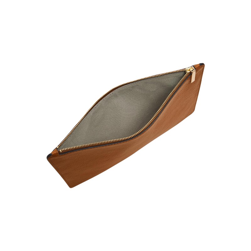 Fossil Women's Gift Pouch, Saddle.