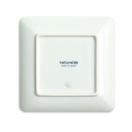 natural69 Dyed Old Hasami Square Plate S Mandrill