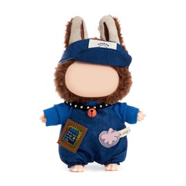 QIUTIMIY Clothes for 15cm & 17cm Doll Outfits, Plush Monster Doll Clothing Accessories Set (Cool Boy)